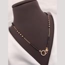 Akruti Collection Elegant Austrian Stone And Beads Black Beads Mangalsutra
