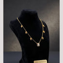 Akruti Collection Elegant Austrian Stone And Beads Black Beads Mangalsutra