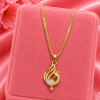 Akruti Collection Austrain Stone Chain Pendant