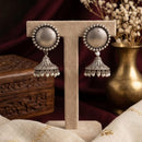 Akruti Collection Premium Look Oxidised Plated Pearl Jhumki Earrings