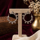 Akruti Collection Premium Look Oxidised Plated Studs Earrings