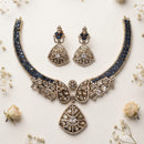 Akruti Collection Radiant Glow Modern American Daimonds Necklace Set