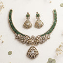 Akruti Collection Radiant Glow Modern American Daimonds Necklace Set