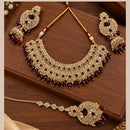 Akruti Collection Designer Austrian Stone And Beads Necklace Set for Women