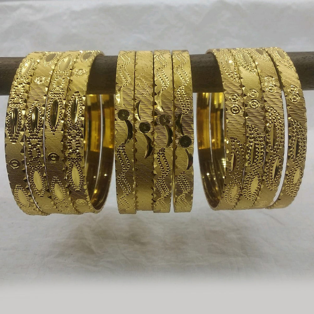 Star Bangles Gold Plated Bangles Set