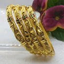 Star Bangles Gold Plated Bangles Set