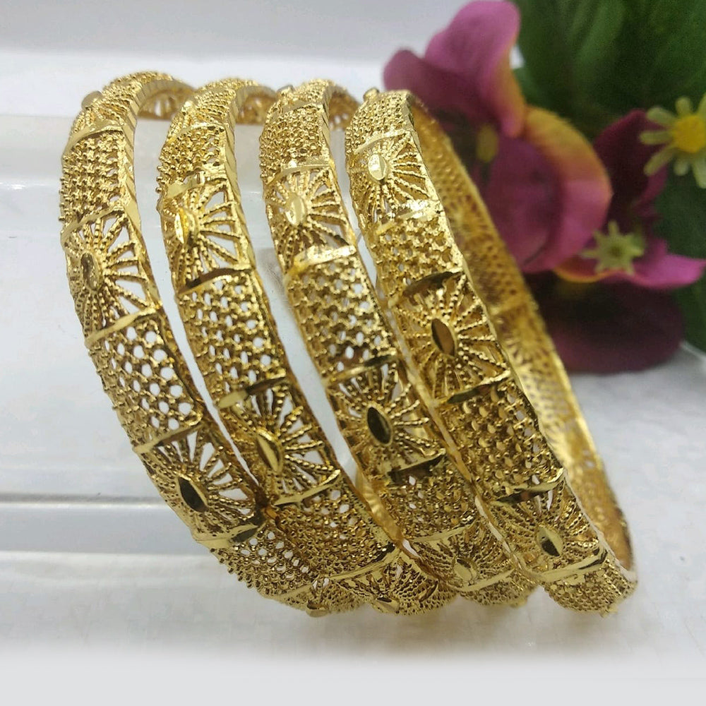 Star Bangles Gold Plated Bangles Set