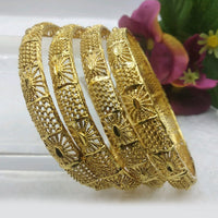 Star Bangles Gold Plated Bangles Set