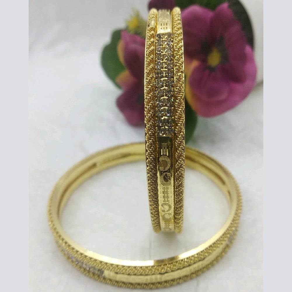Star Bangles Gold Plated Bangles Set