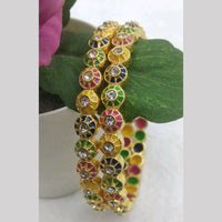 Star Bangles Gold Plated Bangles Set