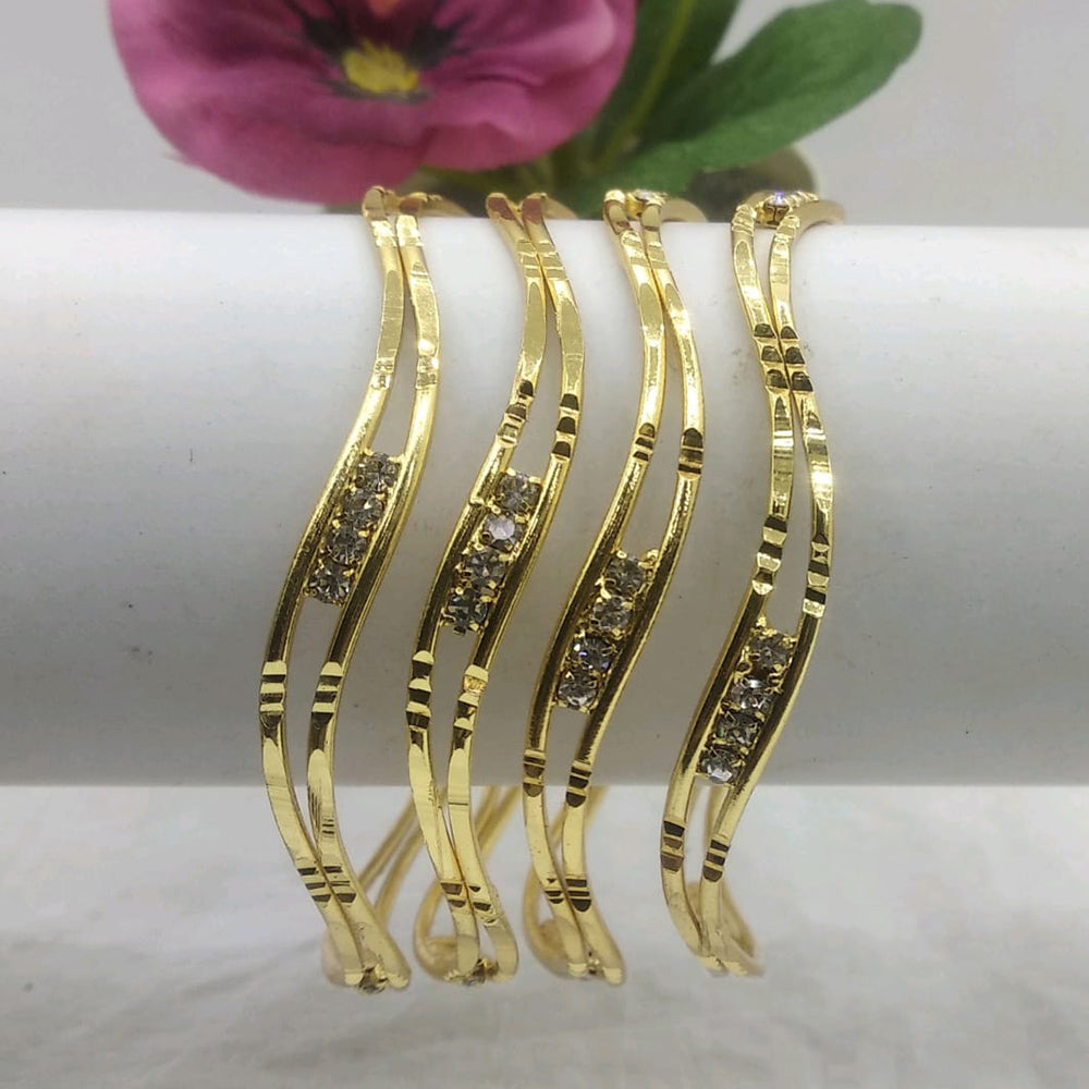 Star Bangles Gold Plated Bangles Set