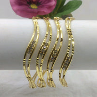 Star Bangles Gold Plated Bangles Set