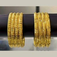 Star Bangles Designer Gold-Tone Bangles Set for Women (Assorted Desing)