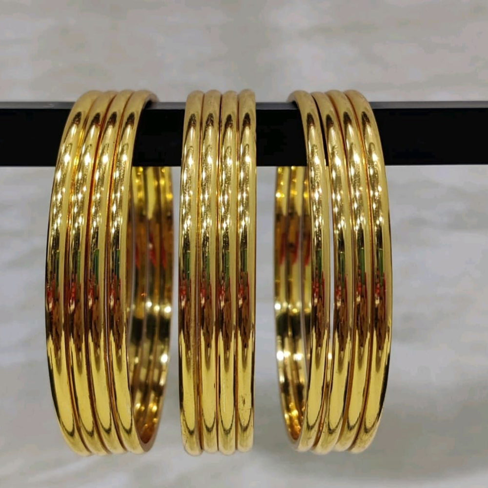 Star Bangles Designer Gold-Tone Bangles Set for Women (Assorted Desing)