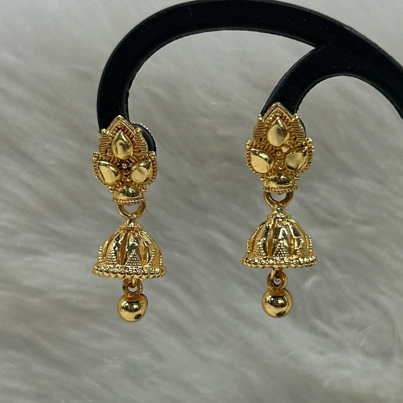 Infinity Jewels Gold Plated Jhumki Earrings