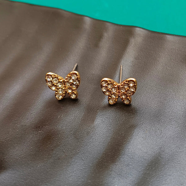 Infinity Jewels Gold Plated Hypoallergenic Nickel Free Stud Earrings