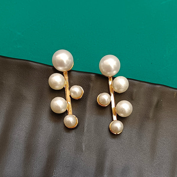 Infinity Jewels Gold Plated Hypoallergenic Nickel Free Dangler Earrings