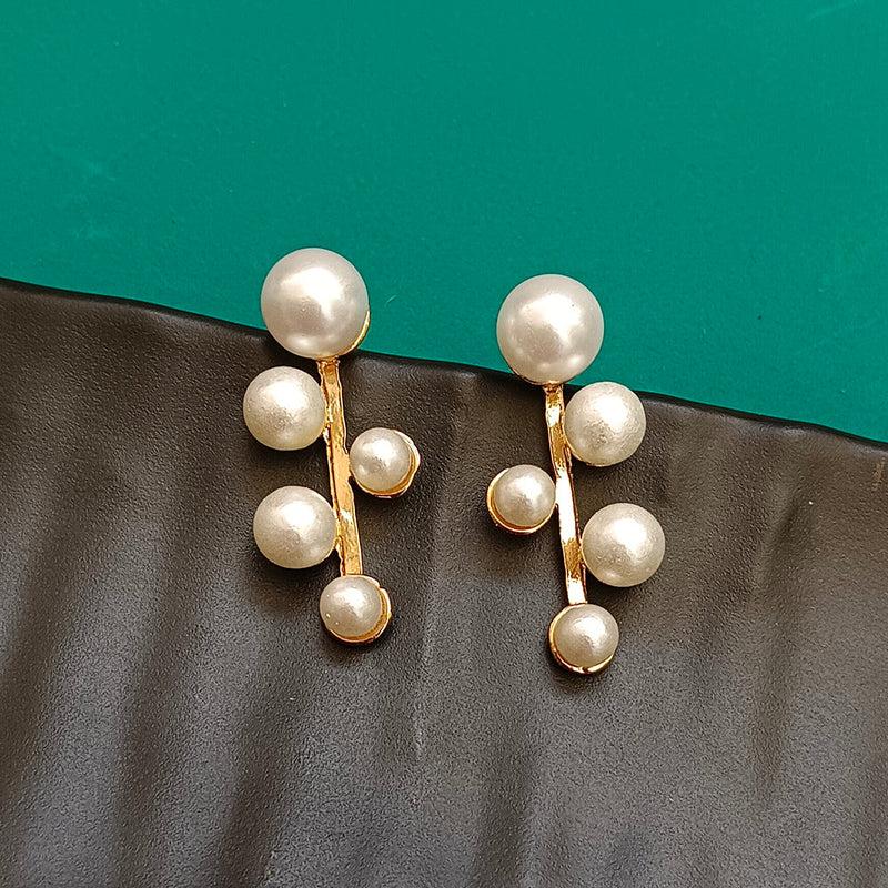 Infinity Jewels Gold Plated Hypoallergenic Nickel Free Dangler Earrings