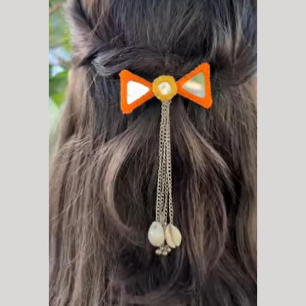 Shrijicreation Oxidised Plated Shell Hair Accessories