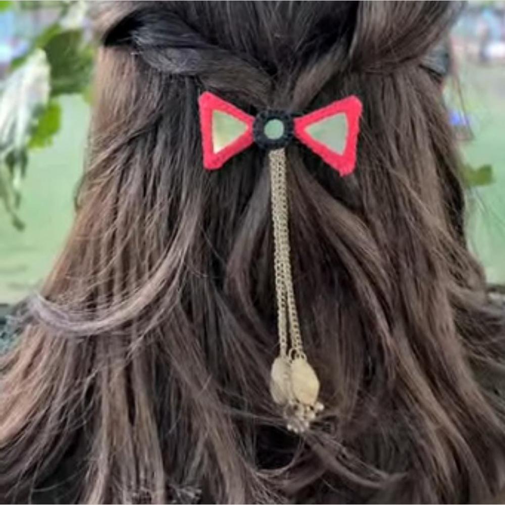 Shrijicreation Oxidised Plated Shell Hair Accessories