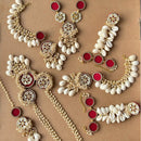 Shrijicreation Shell & Pearl Bridal Jewellery Set – Handmade Coastal Elegance for Haldi & Wedding Functions