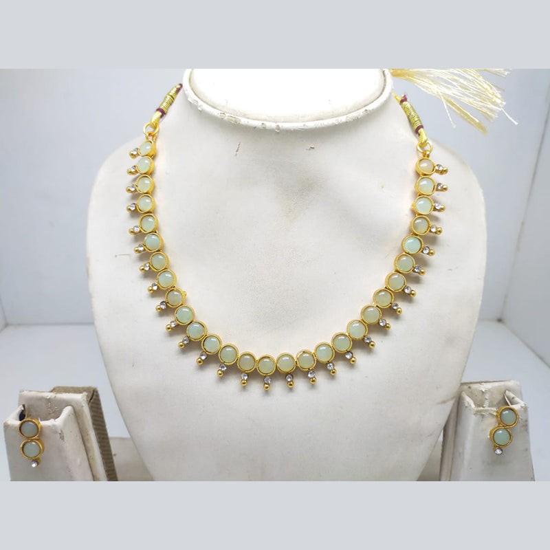 Palak Art Gold Plated Necklace Set