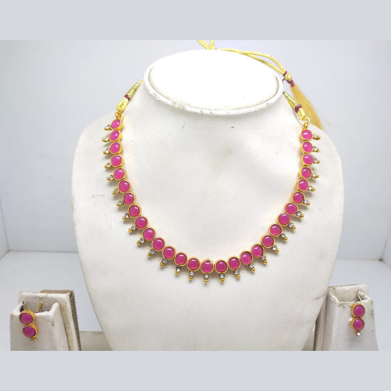 Palak Art Gold Plated Necklace Set