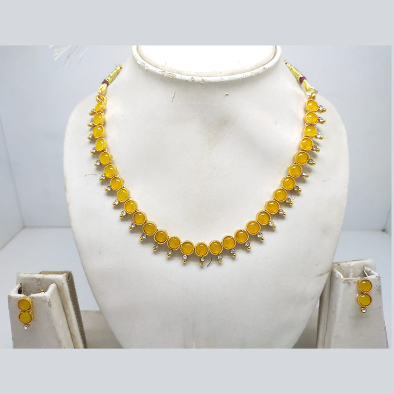 Palak Art Gold Plated Necklace Set