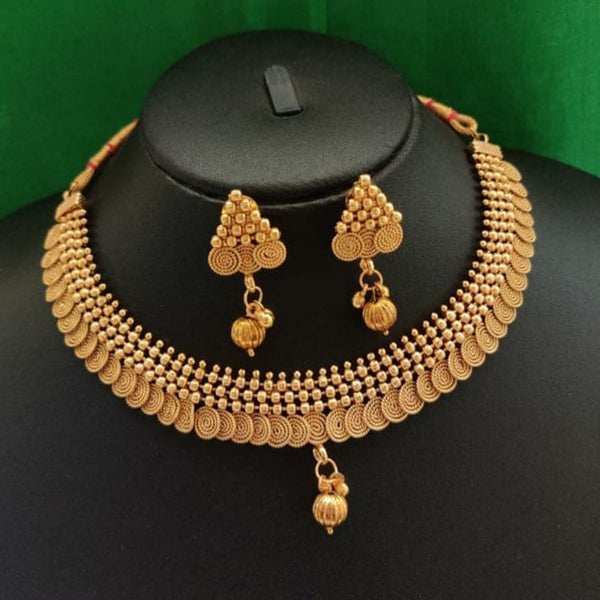 Palak Art Gold Plated Necklace Set