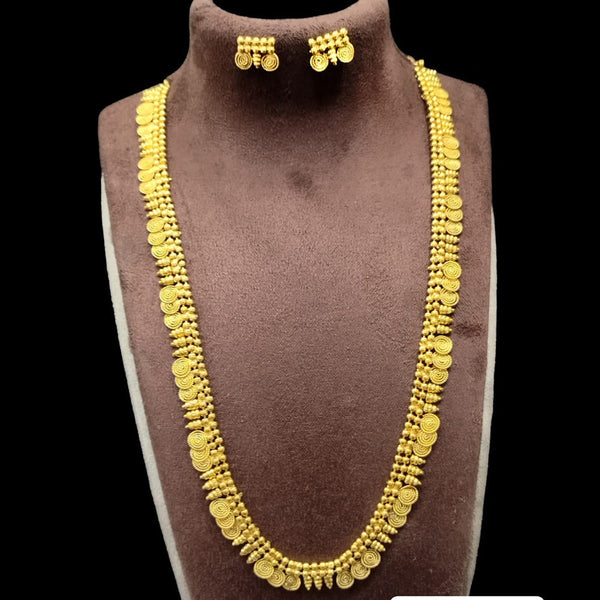 Palak Art Gold Plated Long Necklace Set