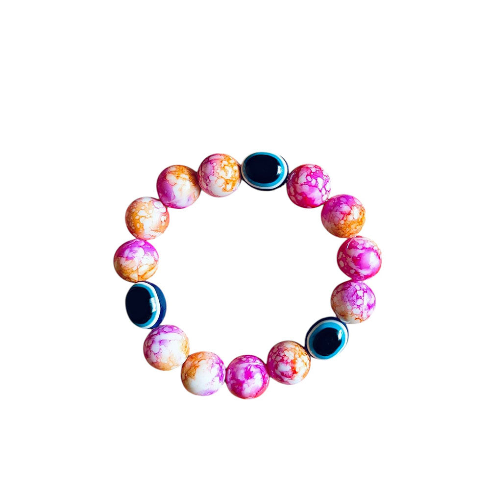 Palak Art Beaded Evil Eye Bracelet