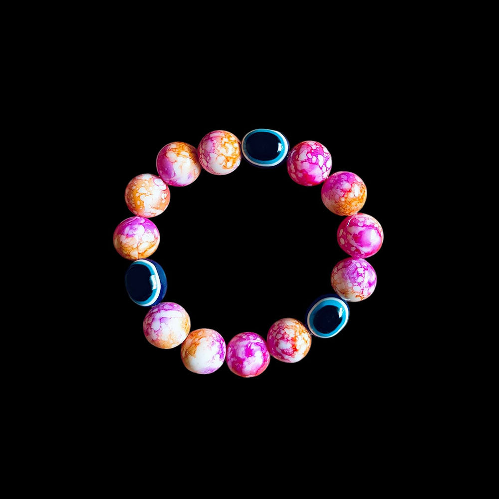 Palak Art Beaded Evil Eye Bracelet