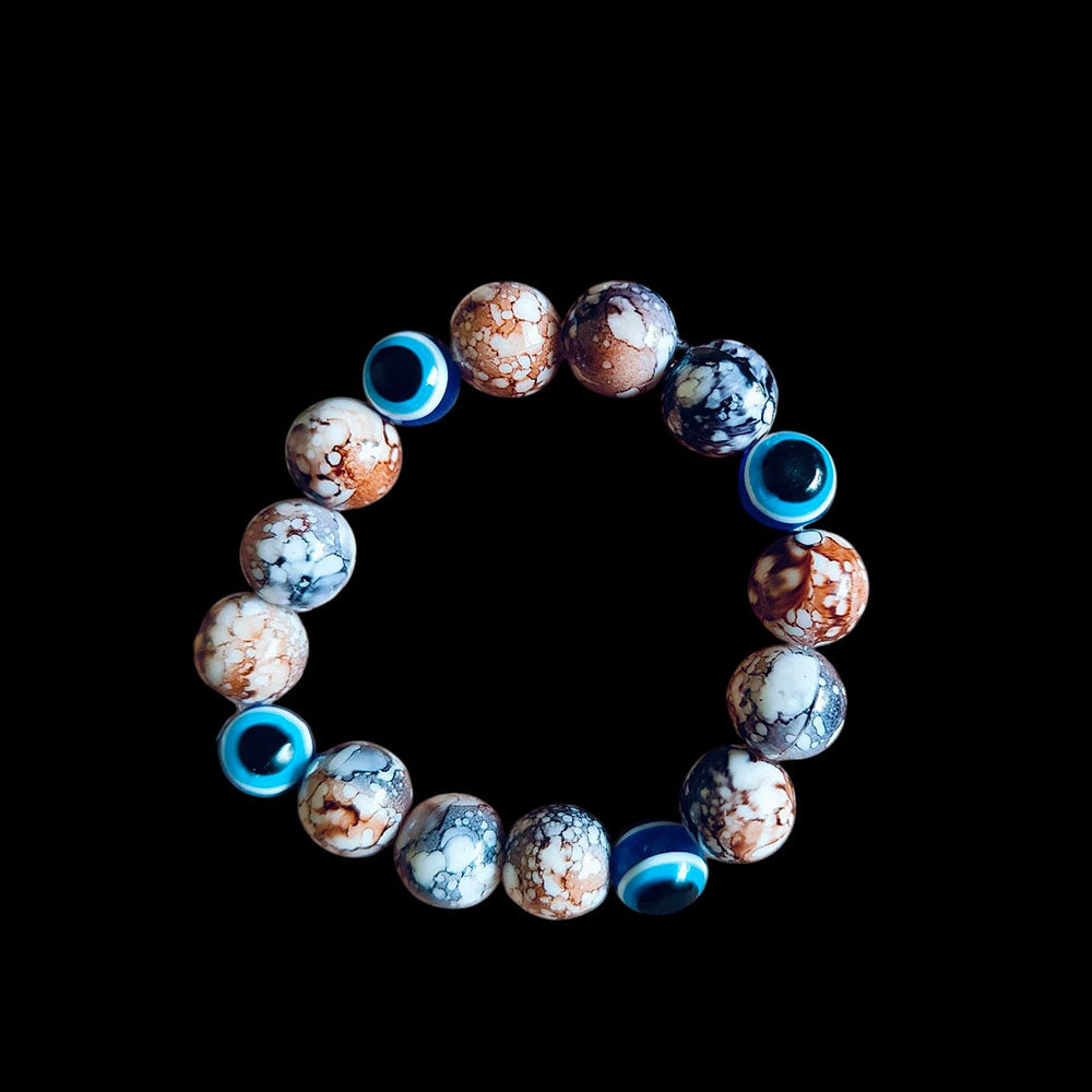 Palak Art Beaded Evil Eye Bracelet
