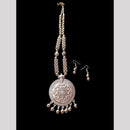 Palak Art Antique Oxidised Plated Jewellery Necklace Set