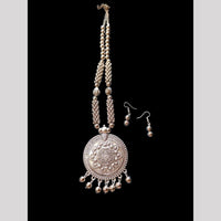 Palak Art Antique Oxidised Plated Jewellery Necklace Set