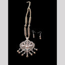 Palak Art Antique Oxidised Plated Temple Jewellery Necklace Set
