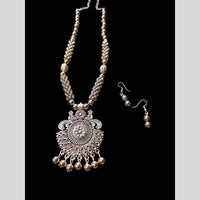Palak Art Antique Oxidised Plated Jewellery Necklace Set