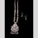 Palak Art Antique Oxidised Plated Jewellery Necklace Set