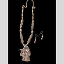 Palak Art Antique Oxidised Plated Temple Jewellery Necklace Set