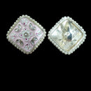 Palak Art Designer Kundan Stone And Meenakari Adjustable Ring