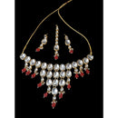 Palak Art Elegant Kundan Stone And Beads Designer Choker Set