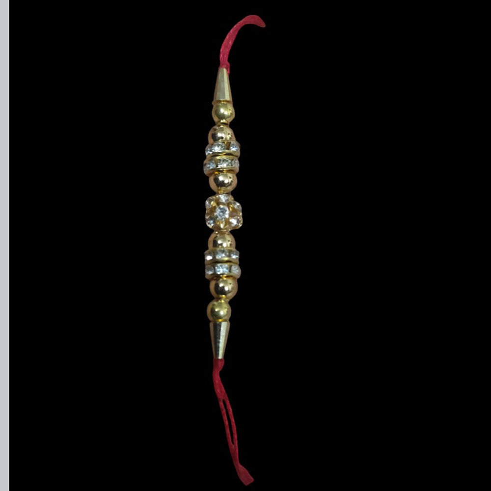 Palak Art Austrian Stone And Pearl Rakhi (Pack of 3)