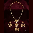 Palak Art Elegant Kundan Stone And Pearl Designer Necklace Set