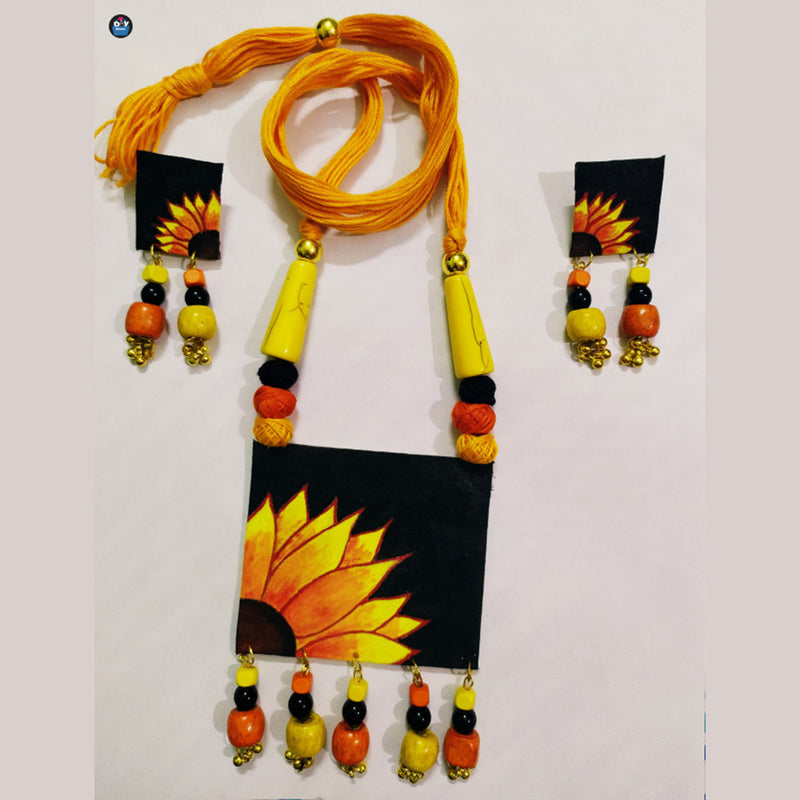 Pakhi Creation Handmade Long Necklace Set