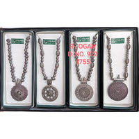 R Jogan Oxidised Plated Assorted Design Long Necklace