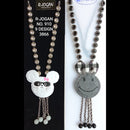 R Jogan Oxidised Plated Assorted Design Long Necklace