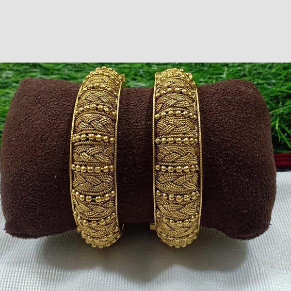 Shubham Creations Gold Plated Bangles Set