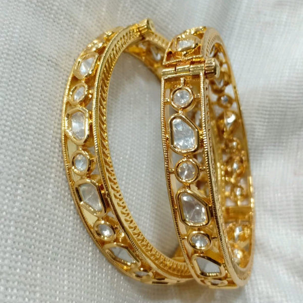 Shubham Creations Gold Plated Bangles Set