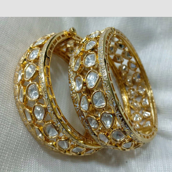 Shubham Creations Gold Plated Bangles Set