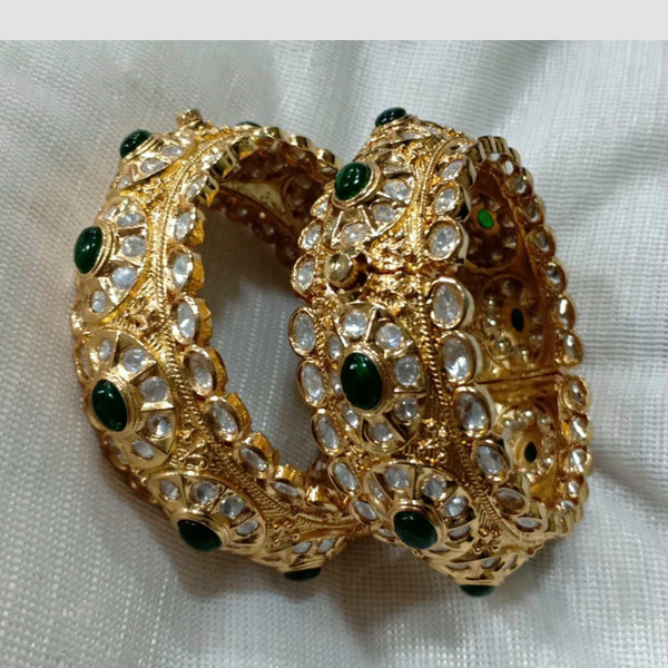 Shubham Creations Gold Plated Bangles Set